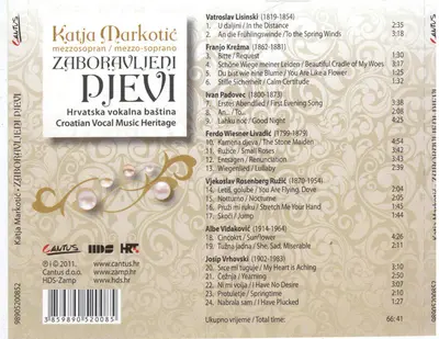 Katja Markotić - Zaboravljeni Pjevi-1