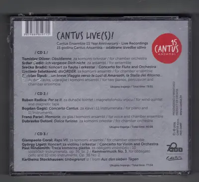 Cantus Ansambl - Cantus Live(s) - 15 Godina Cantus Ansambla-1