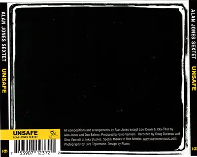 Alan Jones Sextet - Unsafe-1