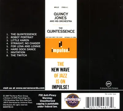 Quincy Jones And His Orchestra - The Quintessence-1