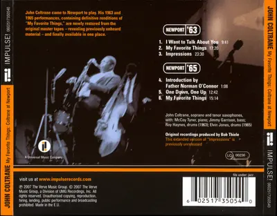 John Coltrane - My Favorite Things: Coltrane At Newport-1
