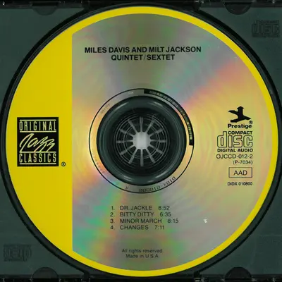 Miles Davis And Milt Jackson - Quintet / Sextet-6
