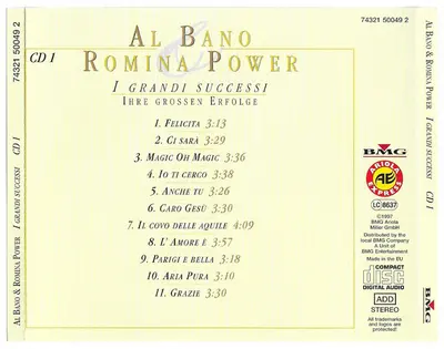 Al Bano & Romina Power - I Grandi Successi - Ihre Grossen Erfolge-9