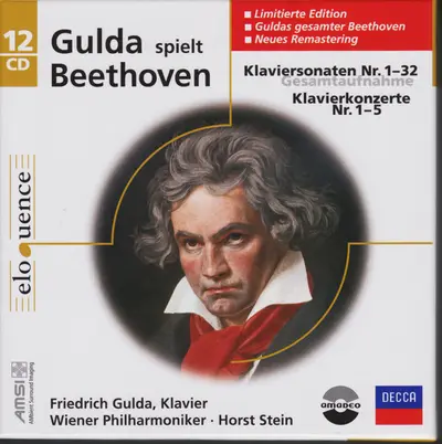 Ludwig van Beethoven - Friedrich Gulda · Wiener Philharmoniker · Horst Stein - Klaviersonaten Nr. 1–32 (Gesamtaufnahme), Klavierkonzerte Nr. 1–5