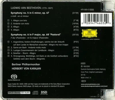 Ludwig van Beethoven, Herbert von Karajan, Berliner Philharmoniker - The Symphonies-5