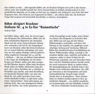 Anton Bruckner, Karl Böhm, Wiener Philharmoniker - Symphony No. 4 In E Flat Major-13