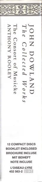 John Dowland - The Consort Of Musicke, Anthony Rooley - The Collected Works-1