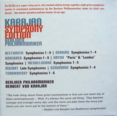 Herbert von Karajan, Berliner Philharmoniker - Symphony Edition-1