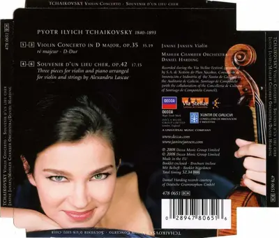 Janine Jansen, Pyotr Ilyich Tchaikovsky, Mahler Chamber Orchestra, Daniel Harding - Tchaikovsky Violin Concerto • Souvenir D'un Lieu Cher-1