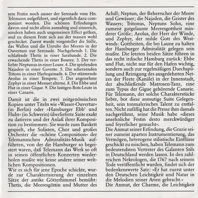 Georg Philipp Telemann - Musica Antiqua Köln • Reinhard Goebel - Wassermusik = Water Music = Musique Sur L'Eau / 3 Konzerte = Concertos-8