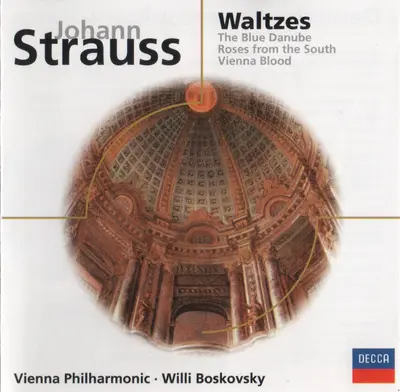 Johann Strauss Jr., Wiener Philharmoniker, Willi Boskovsky - Waltzes: The Blue Danube - Roses From The South - Vienna Blood