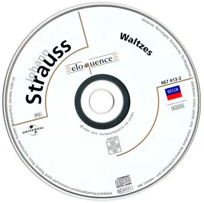 Johann Strauss Jr., Wiener Philharmoniker, Willi Boskovsky - Waltzes: The Blue Danube - Roses From The South - Vienna Blood-3