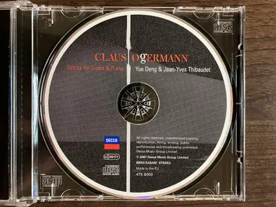 Claus Ogerman - Yue Deng, Jean-Yves Thibaudet - Works For Violin & Piano-15
