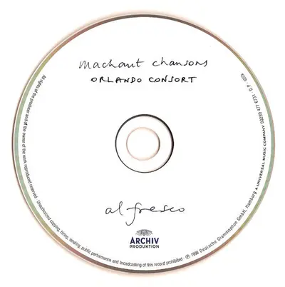 Guillaume De Machaut - Orlando Consort - Chansons