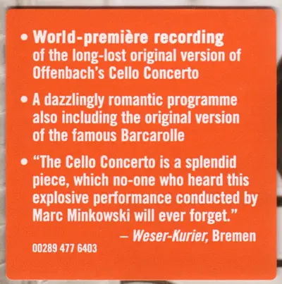 Jacques Offenbach - Jérôme Pernoo | Les Musiciens Du Louvre, Marc Minkowski - Romantique-9