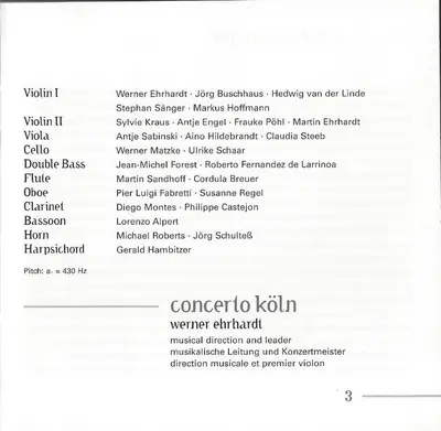 Josef Mysliveček, Concerto Köln - Il Divino Boemo - Symphonies-7