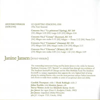 Janine Jansen, Antonio Vivaldi - The Four Seasons-8