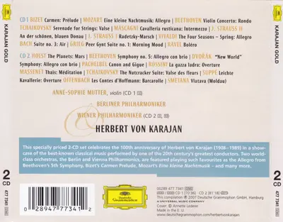 Herbert von Karajan, Berliner Philharmoniker, Wiener Philharmoniker - Karajan Gold-1