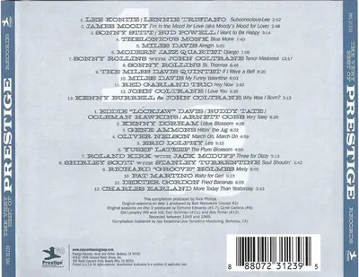 Various - The Very Best Of Prestige Records-1
