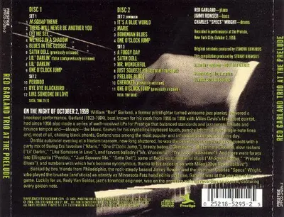 The Red Garland Trio - At The Prelude-1