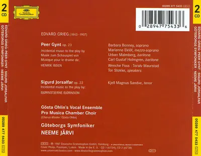 Edvard Grieg, Göteborgs Symfoniker, Neeme Järvi - Peer Gynt (Complete Recording), Sigurd Jorsalfar-1