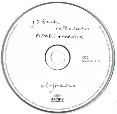 Johann Sebastian Bach, Pierre Fournier - Cello Suites-7