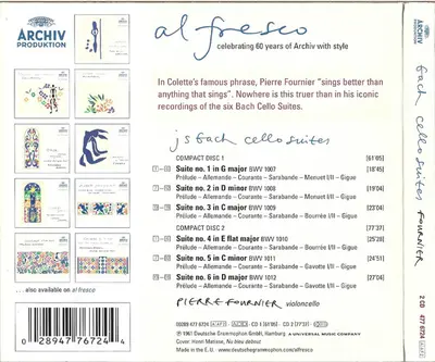 Johann Sebastian Bach, Pierre Fournier - Cello Suites-5