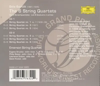 Béla Bartók - Emerson String Quartet - 6 String Quartets-1
