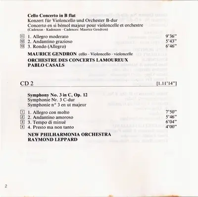 Luigi Boccherini - Severino Gazzelloni, Maurice Gendron, Pepe Romero, Quartetto Italiano, I Musici, Academy Of St. Martin-in-the-Fields Chamber Ensemble, New Philharmonia Orchestra, Orchestre Des Concerts Lamoureux, Pablo Casals, Raymond Leppard - The Best Of Boccherini (Including The Minuet)-8