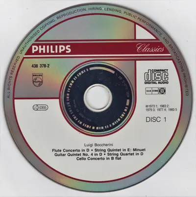 Luigi Boccherini - Severino Gazzelloni, Maurice Gendron, Pepe Romero, Quartetto Italiano, I Musici, Academy Of St. Martin-in-the-Fields Chamber Ensemble, New Philharmonia Orchestra, Orchestre Des Concerts Lamoureux, Pablo Casals, Raymond Leppard - The Best Of Boccherini (Including The Minuet)-2