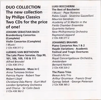 Luigi Boccherini - Severino Gazzelloni, Maurice Gendron, Pepe Romero, Quartetto Italiano, I Musici, Academy Of St. Martin-in-the-Fields Chamber Ensemble, New Philharmonia Orchestra, Orchestre Des Concerts Lamoureux, Pablo Casals, Raymond Leppard - The Best Of Boccherini (Including The Minuet)-20