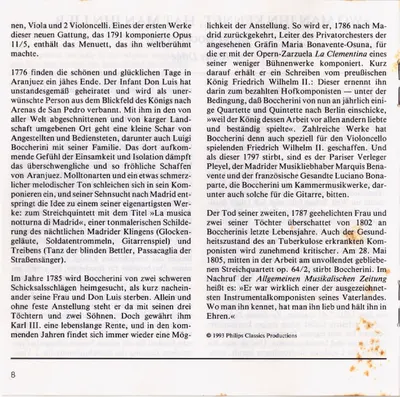 Luigi Boccherini - Severino Gazzelloni, Maurice Gendron, Pepe Romero, Quartetto Italiano, I Musici, Academy Of St. Martin-in-the-Fields Chamber Ensemble, New Philharmonia Orchestra, Orchestre Des Concerts Lamoureux, Pablo Casals, Raymond Leppard - The Best Of Boccherini (Including The Minuet)-14
