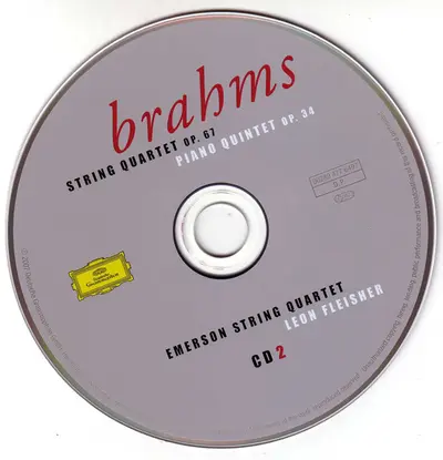 Johannes Brahms, Emerson String Quartet, Leon Fleisher - Piano Quintet | The String Quartets-4