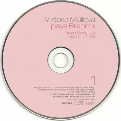 Johannes Brahms, Viktoria Mullova - Violin Concerto · 3 Violin Concertos · Piano Trio, Op. 8-2