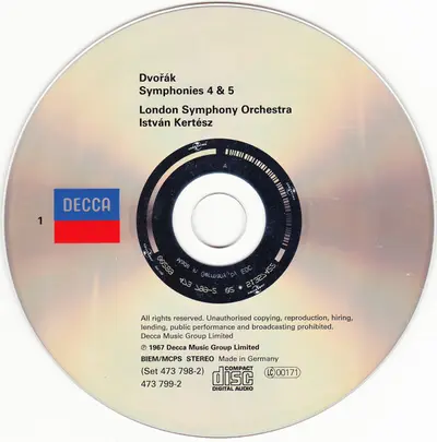 Antonín Dvořák - London Symphony Orchestra, István Kertész - The Symphonies Nos. 4-6-3
