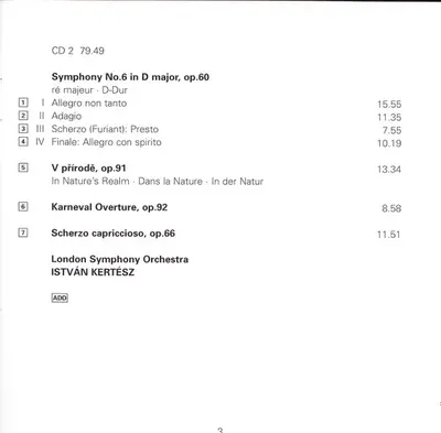 Antonín Dvořák - London Symphony Orchestra, István Kertész - The Symphonies Nos. 4-6-8