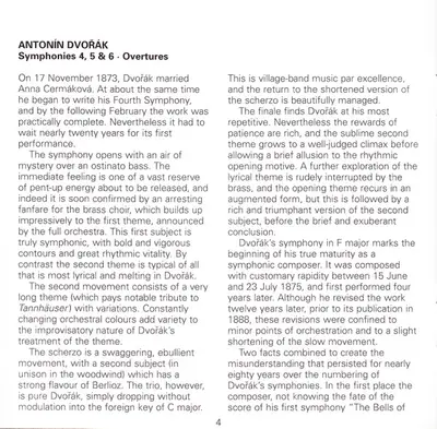 Antonín Dvořák - London Symphony Orchestra, István Kertész - The Symphonies Nos. 4-6-9