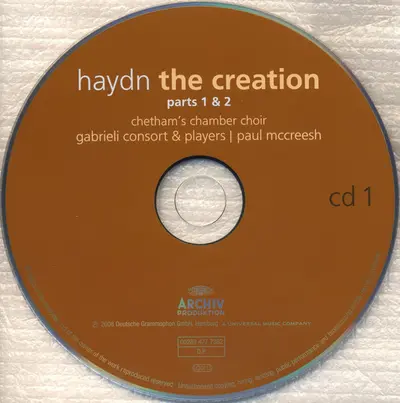 Joseph Haydn - Gabrieli Consort & Gabrieli Players, Paul McCreesh - The Creation-2