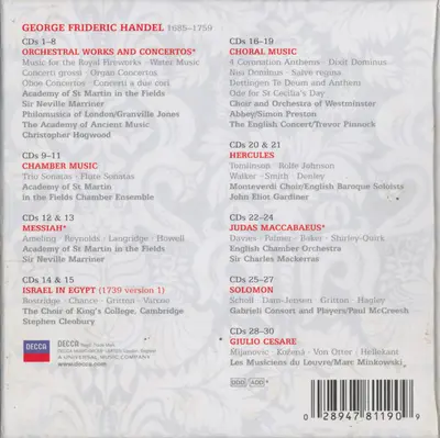 Georg Friedrich Händel - The Masterworks-2