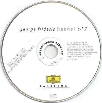 Georg Friedrich Händel, The English Concert, Trevor Pinnock - Music For The Royal Fireworks / Concerti Grossi / Water Music-3