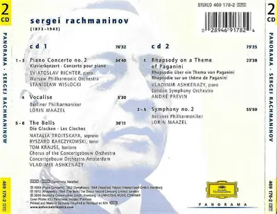 Sergei Vasilyevich Rachmaninoff - Piano Concerto No.2 · The Bells · Vocalise-2