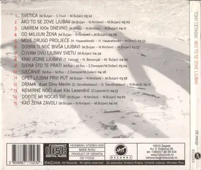 Tony Cetinski - Ako To Se Zove Ljubav-1