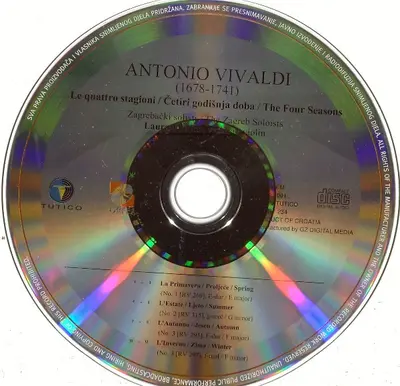 Antonio Vivaldi, Zagrebački Solisti, Laura Vadjon - Le Quattro Stagioni / Četiri Godišnja Doba / The Four Seasons-2