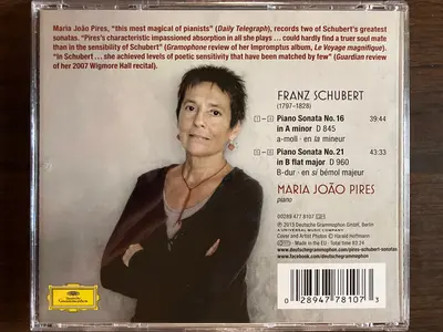 Franz Schubert - Maria-João Pires - Piano Sonatas D 845 & D 960-3