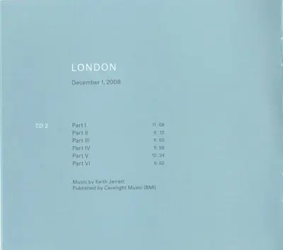 Keith Jarrett - Paris / London · Testament-11