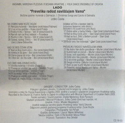Lado (2) - Preveliku Radost Navišćujem Vama-2