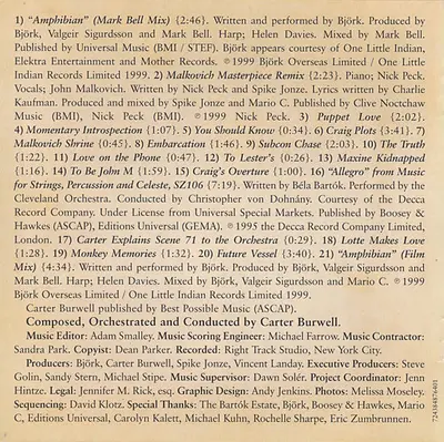 Carter Burwell - Being John Malkovich (Original Motion Picture Soundtrack)-3