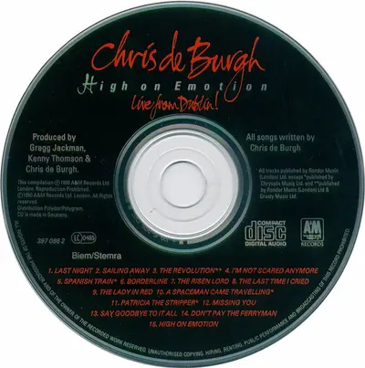 Chris de Burgh - High On Emotion - Live From Dublin!-2