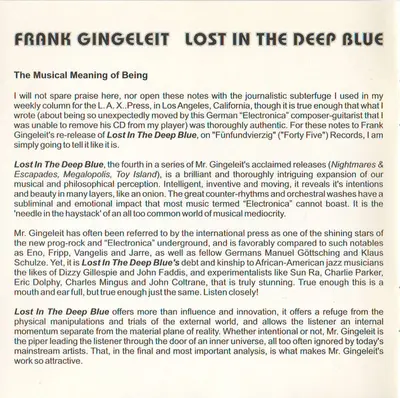 Frank Gingeleit - Lost In The Deep Blue-4