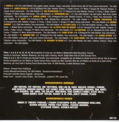 The Little Rabbits Feat. Vanessa Paradis - Atomik Circus (Bande Originale Du Film Composée Et Arrangée Par)-1